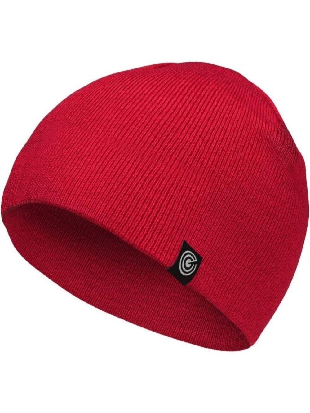 Unisex Red 100% Acrylic Ribbed Soft Knit Warm and Durable Winter Beanie Cap